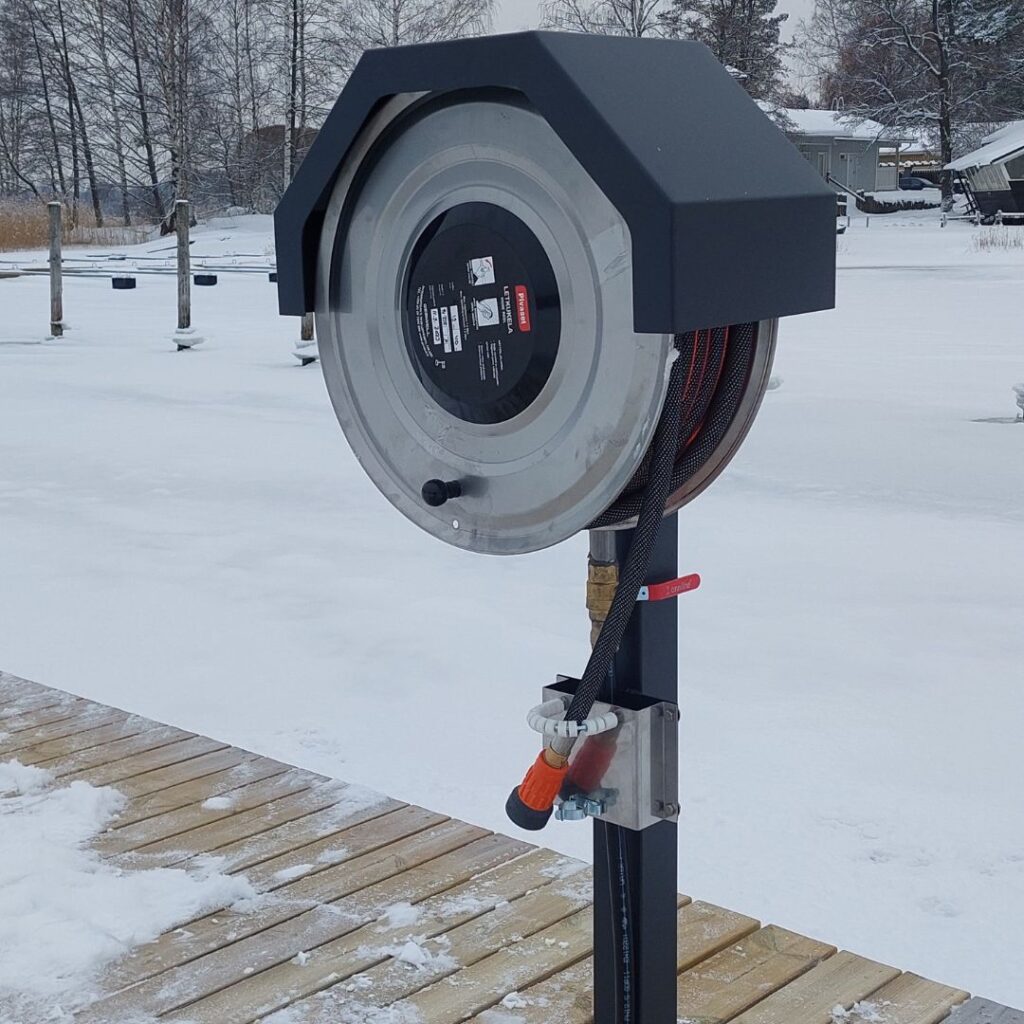 hose reel stand