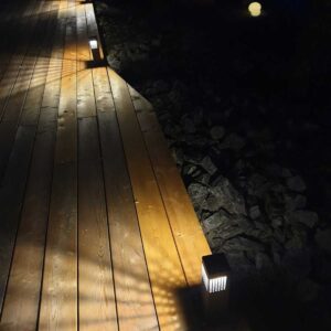 led valot terassilla